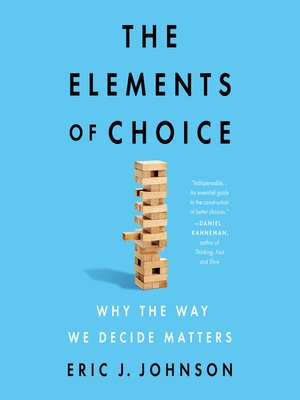 cover image of The Elements of Choice